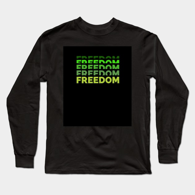 Freedom Long Sleeve T-Shirt by KiRich